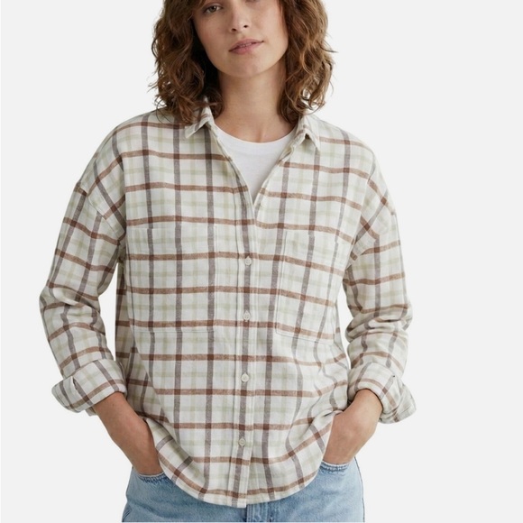 Everlane Tops - Everlane The Boxy Flannel Button Down